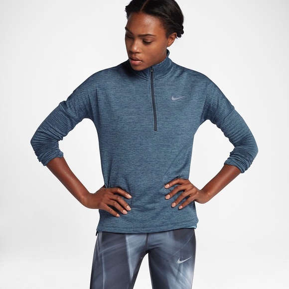 Nike Women's NIKE ELEMENT LONG SLEEVE Size Medium NWOT - Picture 1 of 5
